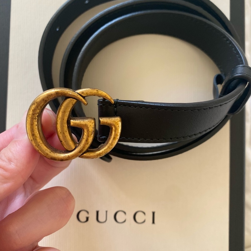 Gucci leather belt